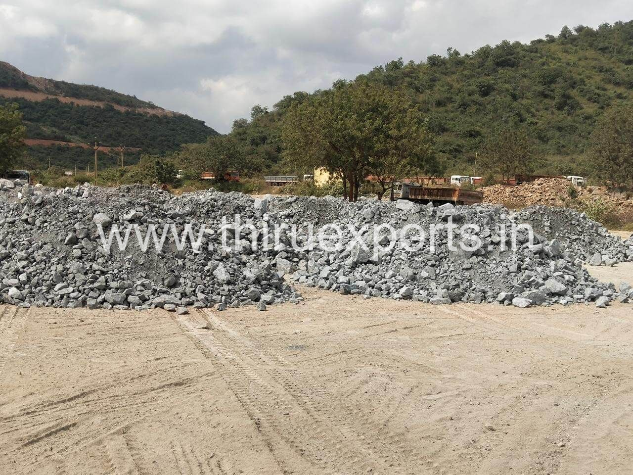 Barite Stock yard