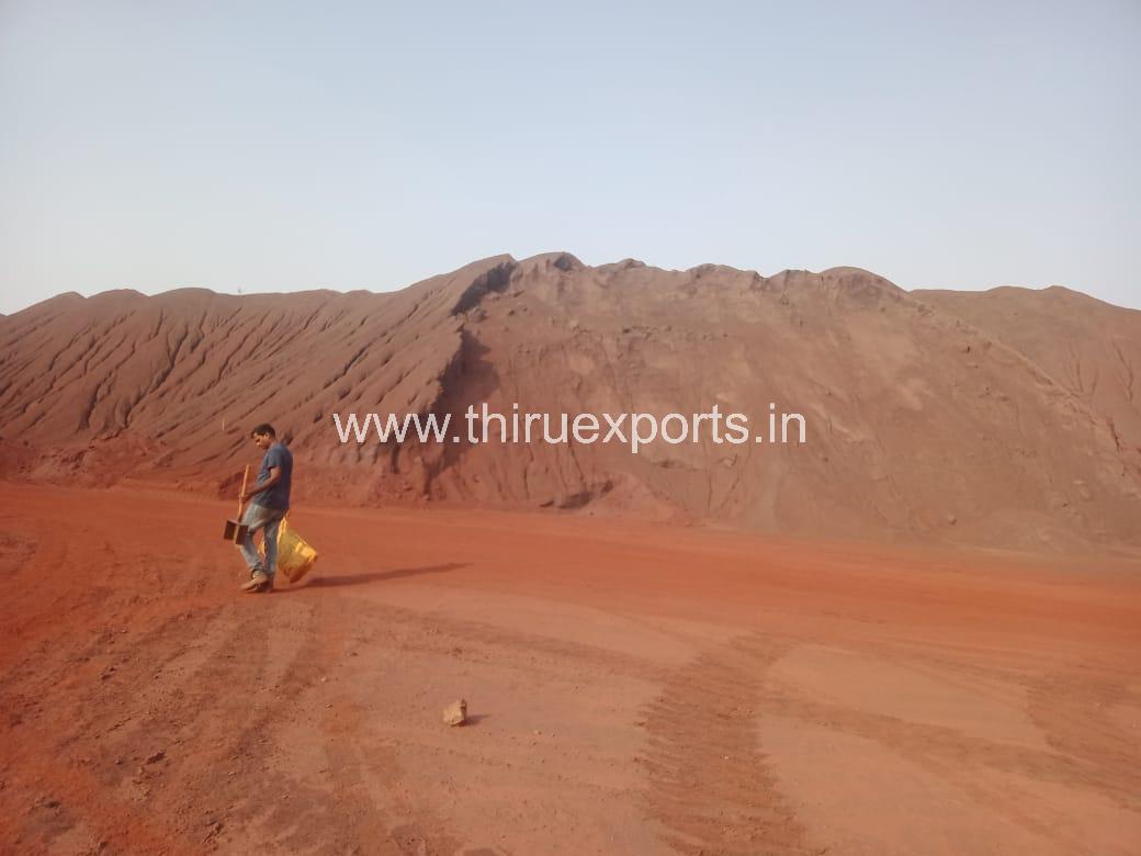 Iron Ore Mines Stock Yard